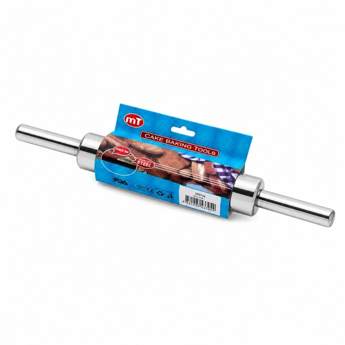 ÇELİK METAL MERDANE - HAMUR RULOSU 40CM (5263)