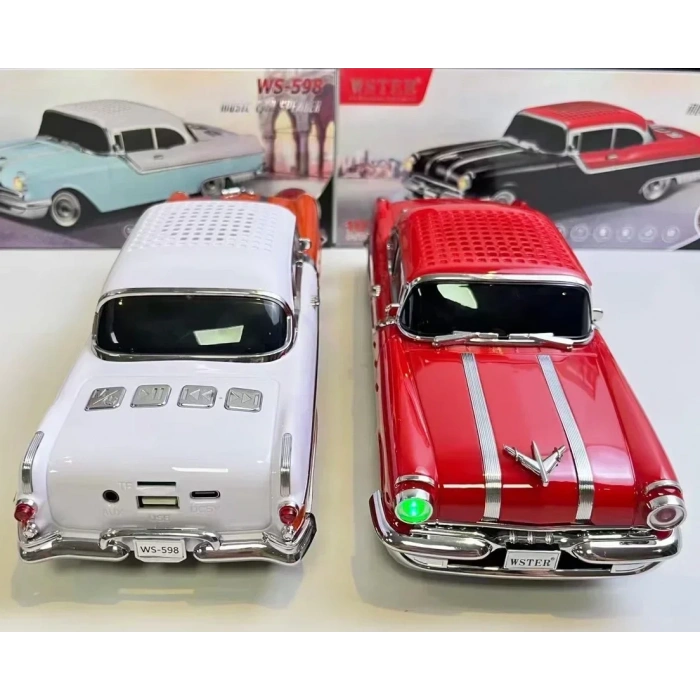 Chevrolet WS-1955BT Belair 1955 Model Bluetooth Hoparlör (5263)