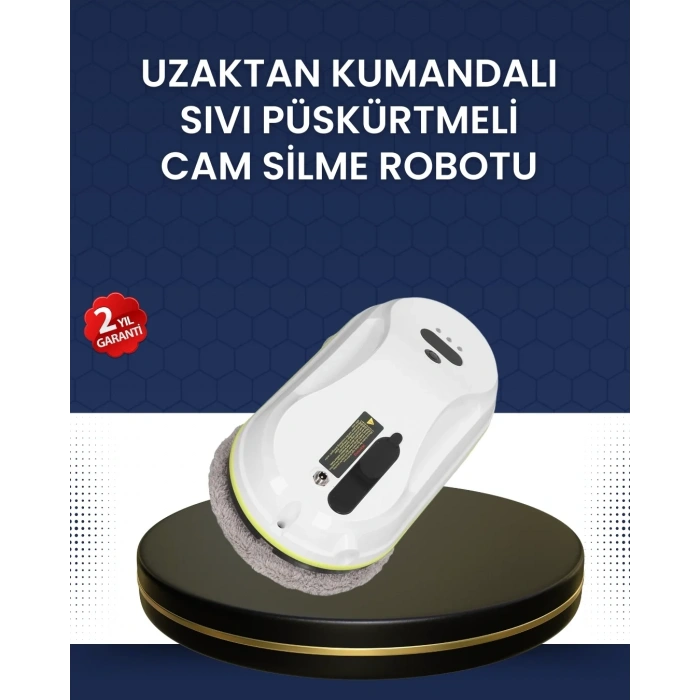 Çift Diskli Güvenli Otomatik Cam Silme Robotu