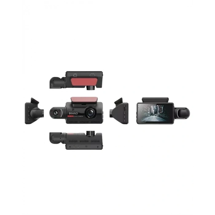 Çift Görüşlü Dashcam – Gece Görüşlü 1080p Araç İçi Güvenlik Kamerası