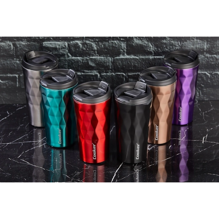 CKR-2048 350ML.ÇELİK MUG TERMOS BARDAK RENKLİ (5263)