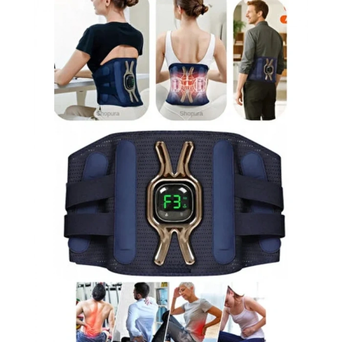 Çok Fonksiyonlu Masaj Kemeri Isı Ve Titreşim Destekli