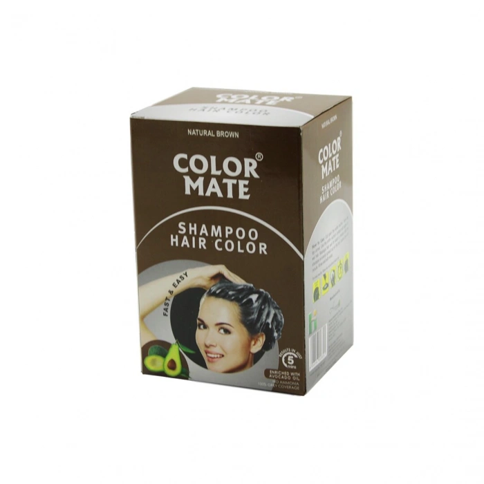 COLOR MATE 10PCS KAHVERENGİ SAÇ BOYAMA ŞAMPUANI (5263)