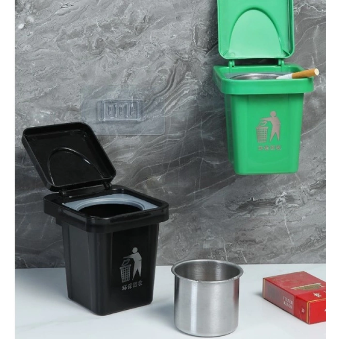 Çöp Kovası Tasarımlı  Küllük (5263)