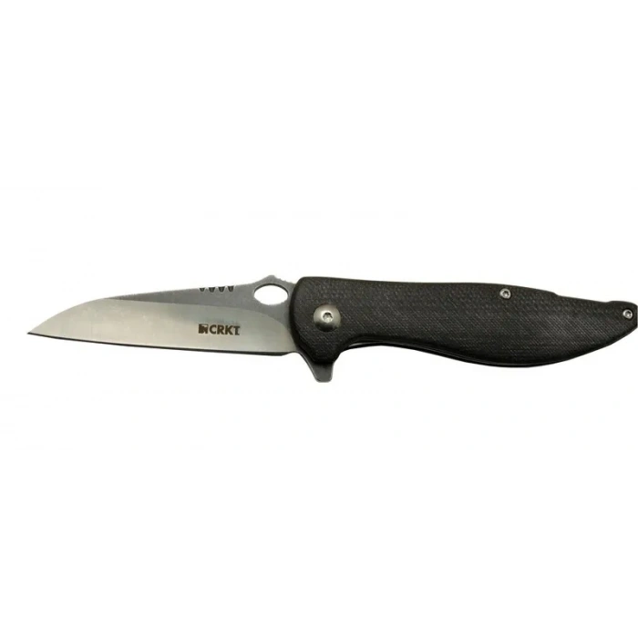 Crkt Lotus 1265 Bk Siyah Kamp / Outdoor Çakı 18cm - Yarı Otomatik, Kemerlikli, Kutulu