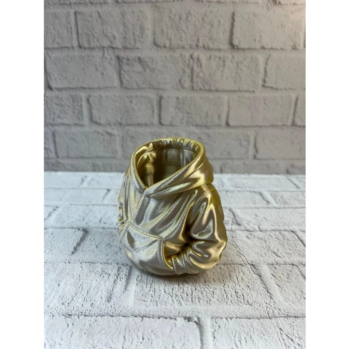Dekoratif Gold Hoodie Kalemlik 10x10 Cm