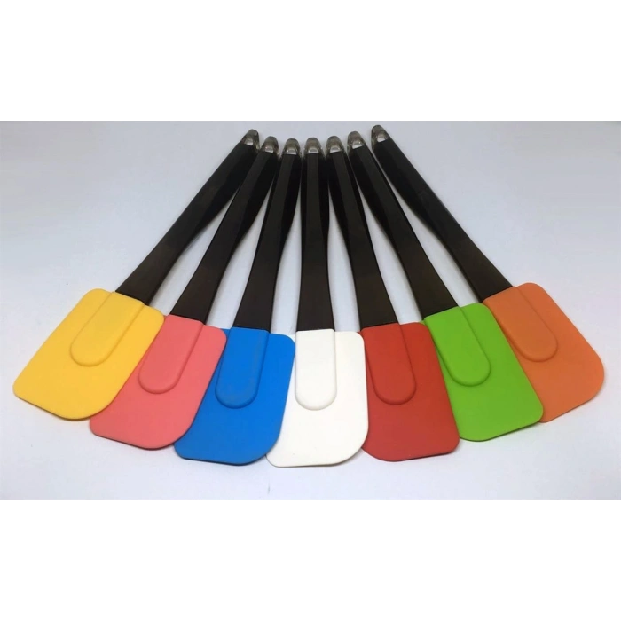 Dekoratif Renkli Silikon Spatula Pratik Sevimli Spatula Kaşık (5263)