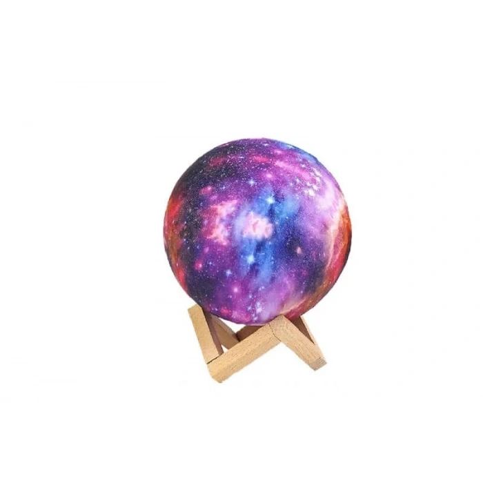 Dekoratif Yerküre Renkli 15 Cm Pilli