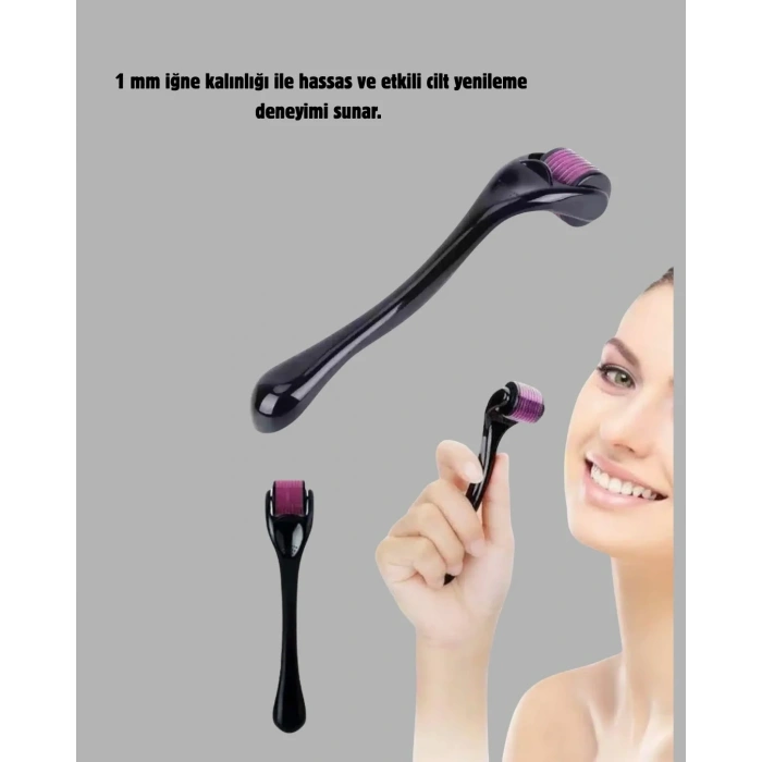 Dermaroller Ve Vakumlu Siyah Nokta Temizleme Cihazı 2’li Cilt Bakım Seti