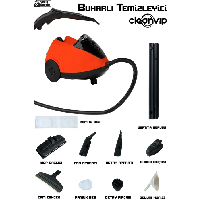 Detaylı Buhar Temizliği Buharlı Makinesi CV332 (5263)