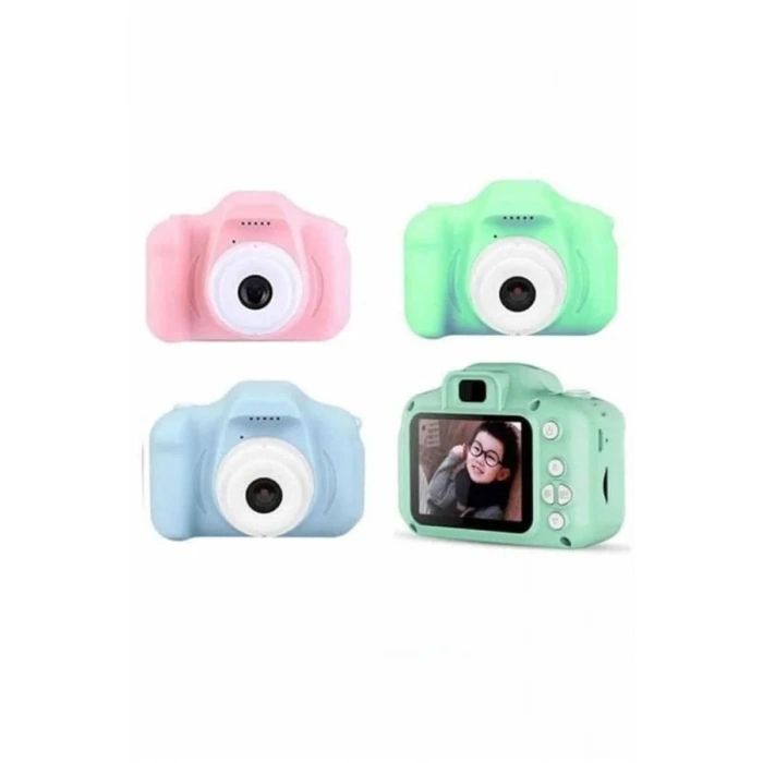 Dijital Fotoğraf Makinesi Çocuk Mini 1080p Hd Kaliteli Renkli