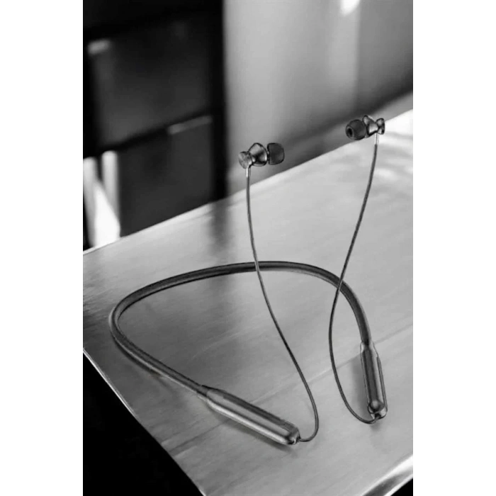 Dijital Göstergeli Kulak İçi Kablosuz Bluetooth Kulaklık Boyun Bantlı