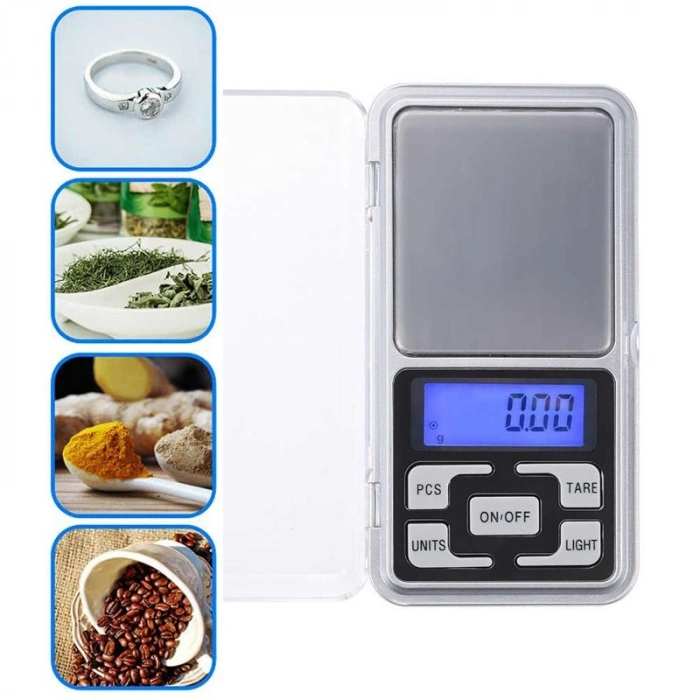 Dijital Hassas Elektronik Kuyumcu Cep Terazisi Tartı 200 gr 0.01 gr (5263)