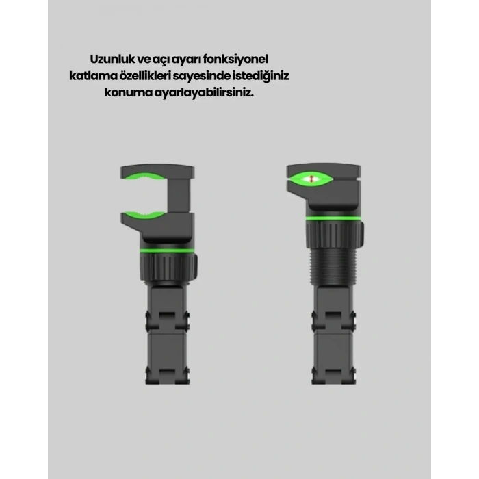 Dikiz Aynasına Takılan Telefon Tutucu Ayarlanabilir Çok Yönlü Araç Aksesuarı