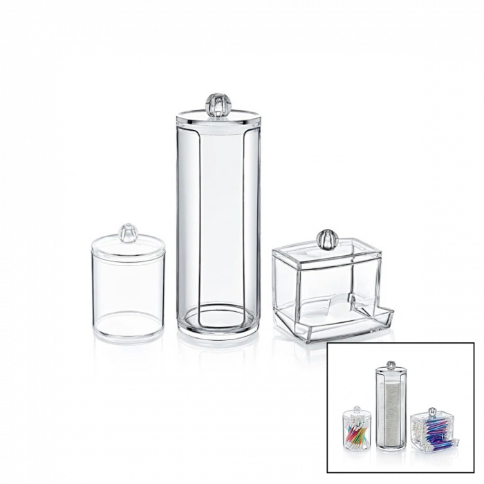 DİSK 3LÜ MAKYAJ ORGANİZER SET (5263)
