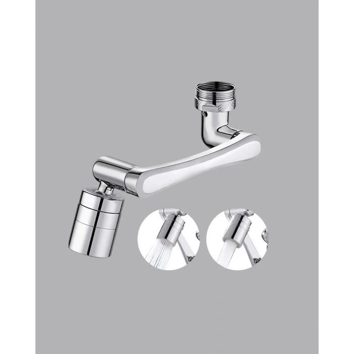 Döner Musluk Başlığı Çok Açılı Robotik Kol Su Tasarruflu