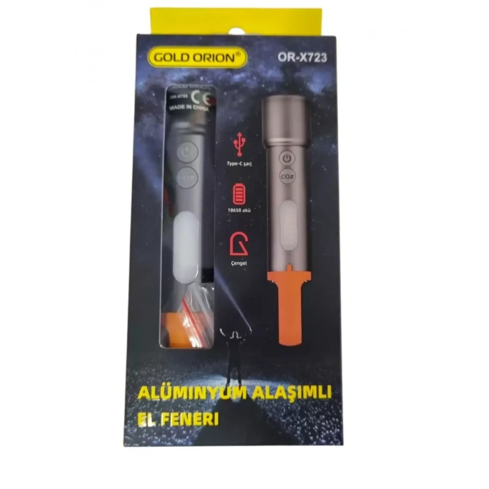 El Feneri X723 Cb-X723 Taktik Feneri Askeri Meşale (5263)