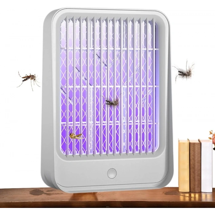 Elektrikli Sinek Kovucu Usb Şarjlı Sessiz Ve Etkili Led Işıklı Kapan