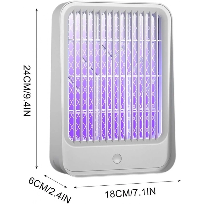 Elektrikli Sinek Kovucu Usb Şarjlı Sessiz Ve Etkili Led Işıklı Kapan