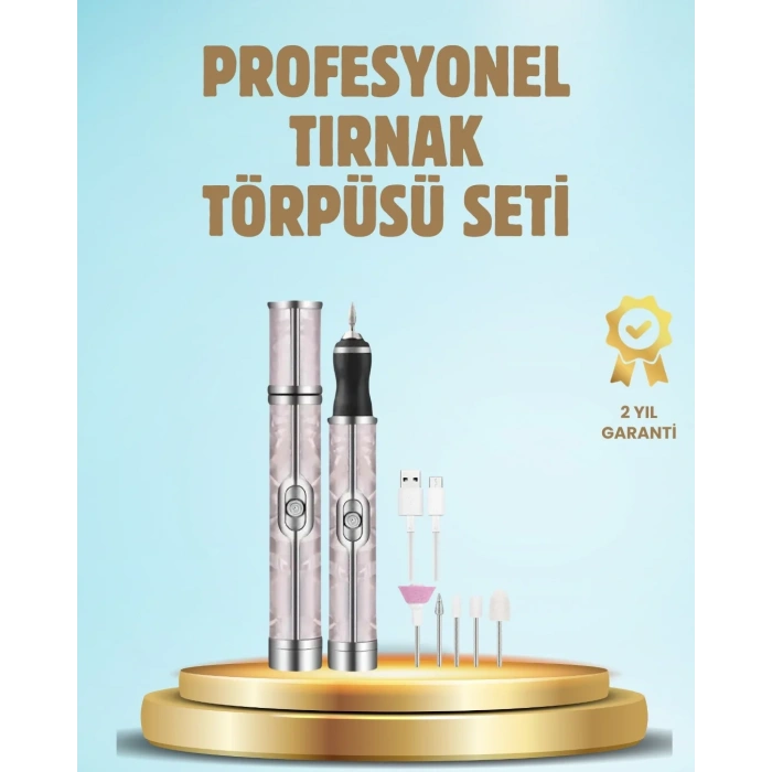 Elektrikli Tırnak Törpüsü Ayarlanabilir Hızlı Manikür Pedikür Cihazı