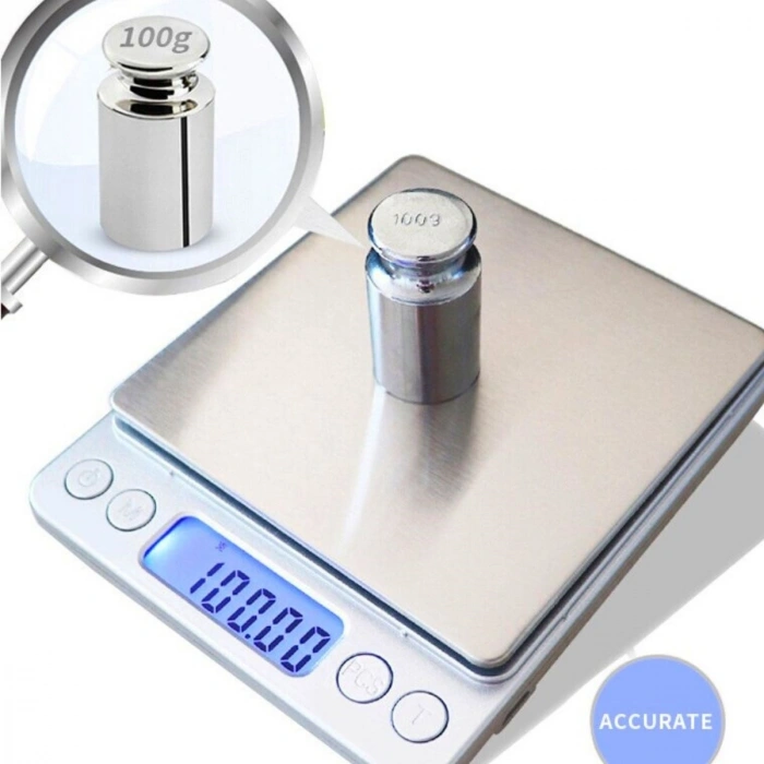 Elektronik 3 kg Kapasiteli Dijital Hassas Kantar Mutfak Tartısı Terazi (5263)