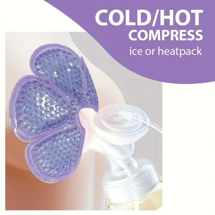 Emziren Anneler İçin 2 Li Jel Göğüs Pedi – Sıcak Ve Soğuk Kullanıma Uygun, Pvc Dolgulu, Konfor Ve Destek Sağlayan Ped (pembe)