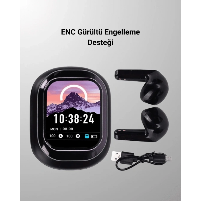 Enc Destekli Bluetooth 5.4 Kulaklık – EQ Ayarlı, Akıllı Kutulu