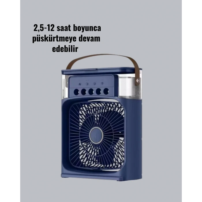 Enerji Tasarruflu Sessiz Çalışan Taşınabilir Soğutma Fanı