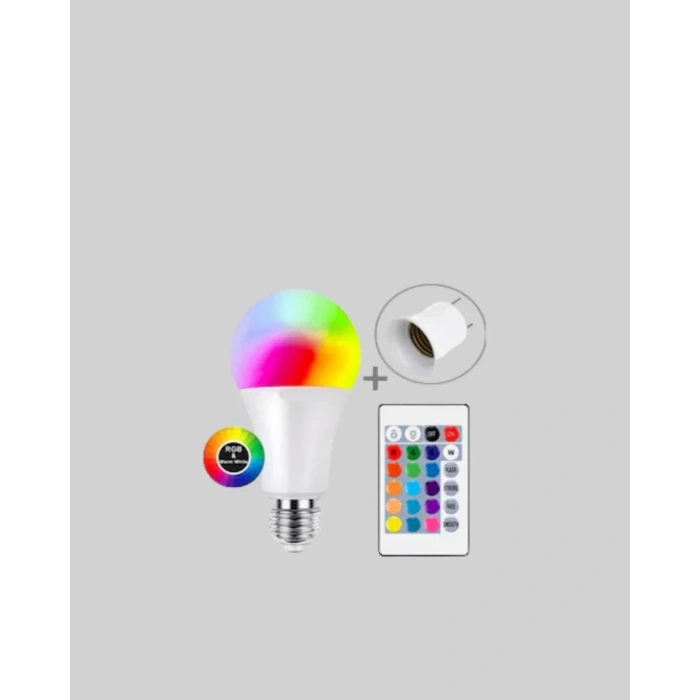 Enerji Verimli Akıllı Led Ampul, Uzaktan Kontrol Özellikli