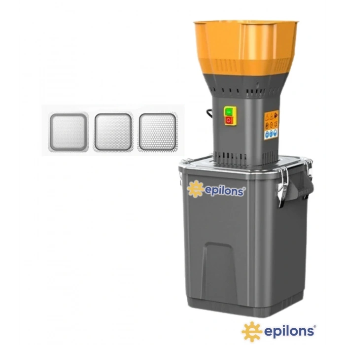 Epilons Pro 1300w Elektrikli Tahıl Ve Baharat Öğütücü – 0,6-8 Mm Ayarlanabilir Granül, Paslanmaz Çelik