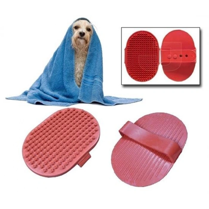 Ergonomik Masajlı Evcil Hayvan Kedi Köpek Yıkama Fırçası Aparatı (5263)