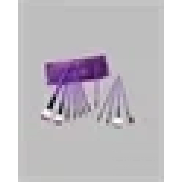 Ergonomik Saplı Fiber Kıllı 12li Makyaj Fırça Takımı Göz Ve Ten Makyajı İçin Uygun