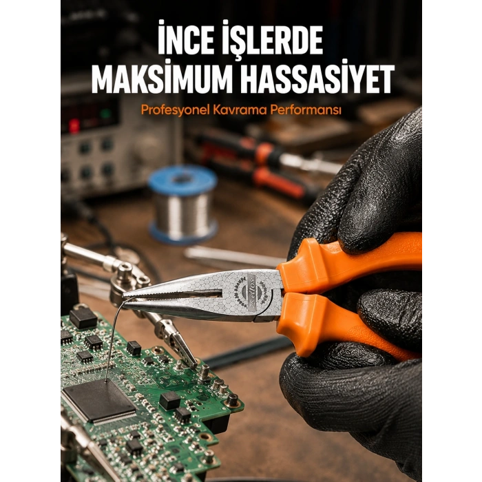 Ergonomik Saplı Profesyonel Kargaburun Dayanıklı Dövme Çelik Gövde