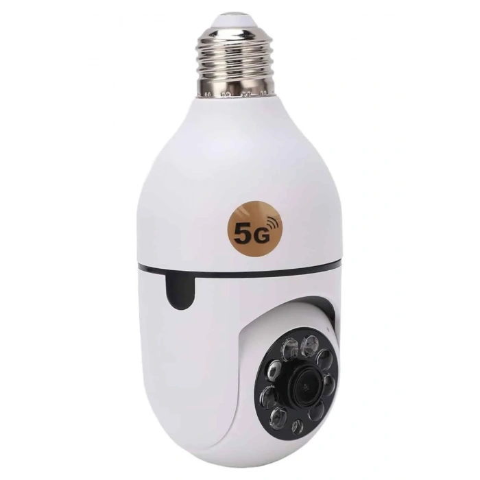 Ev Kamerası Wifi Kamerası Gece Görüşlü Akıllı Ampül Kamera