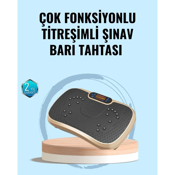 Evde Spor İçin Titreşimli Plate Fitness Platformu