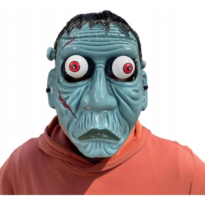 Frankenstein Temalı Sallanan Oynar Gözlü Maske (5263)