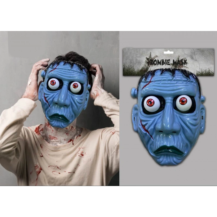 Frankenstein Temalı Sallanan Oynar Gözlü Maske (5263)