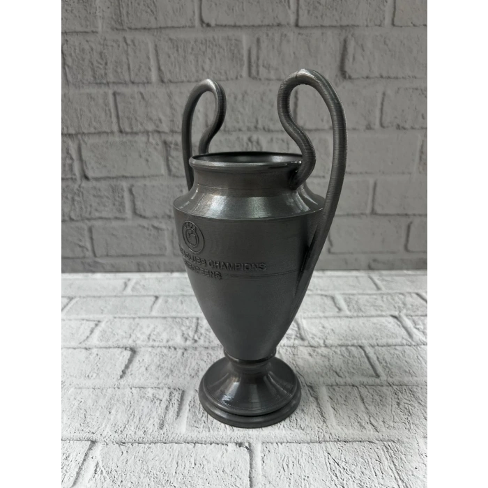 Füme Kupa 25cm Uefa Model Dekoratif Ödül Biblosu