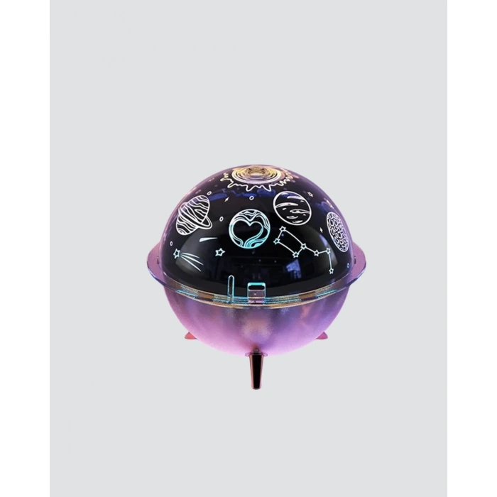 Galaksi Ve Yıldız Efektli Nemlendirici Işık Projektörü