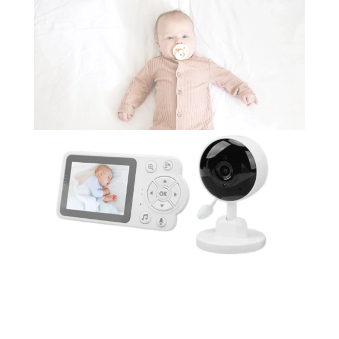 Gece Görüşlü Kablosuz Bebek Monitörü Ağlama Ve Hareket Algılama Yeni Nesil