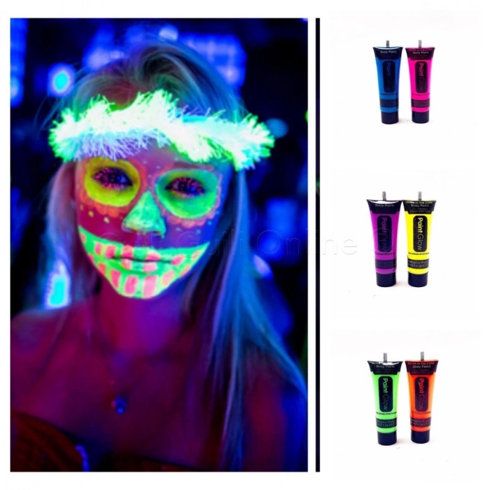 Glow Boya Fosforlu Krem Boya 12 Adet (5263)