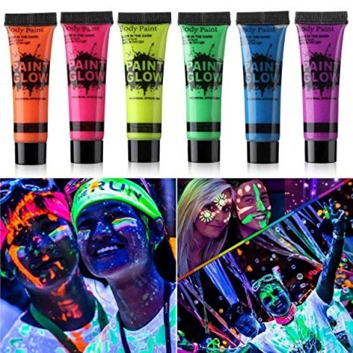Glow Boya Fosforlu Krem Boya 12 Adet (5263)
