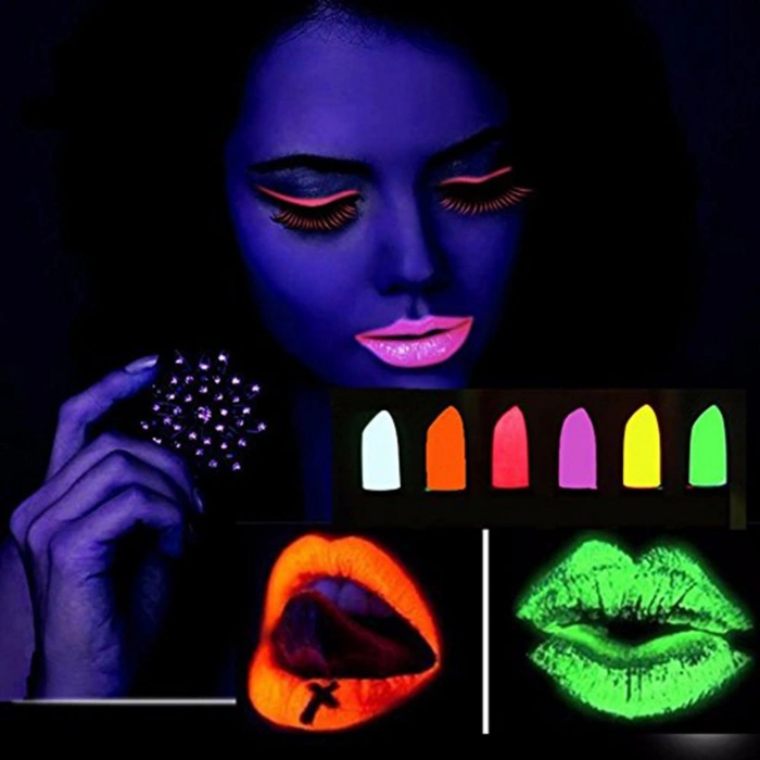 GlowPaint 6’lı Neon Boya – UV Işıkta Parlayan Makyaj Seti (5263)