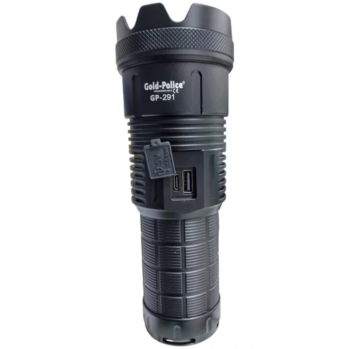 Gold Polıce Gp-291 Güçlü El Feneri 20,000 Lümen