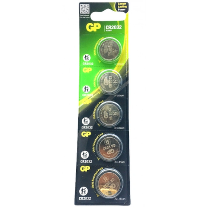 GP LITHIUM CR-2032-2CPU5 PARA PİLİ 3V 5Lİ KART (5263)