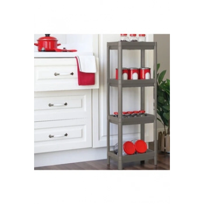 GRİ - ANTRASİT DİKDÖRTGEN RAF ÜNİTESİ PLASTİK (5263)
