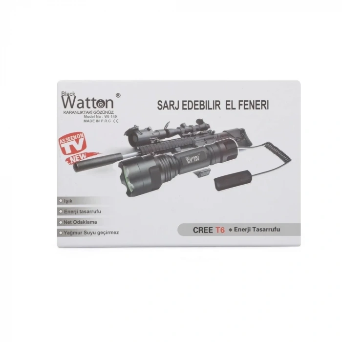 Güçlü  At Uyumlu Şarjlı Fener  Wt-149