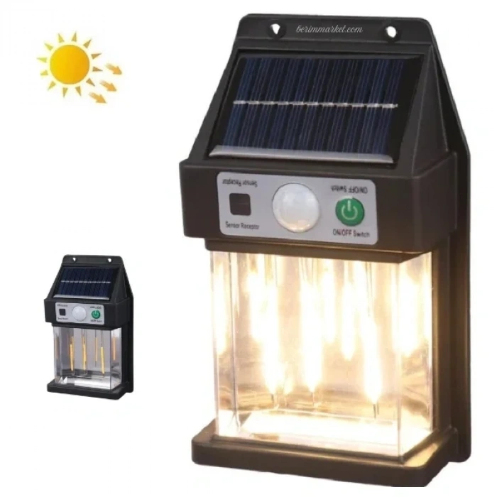 Güneş Enerjili Duvar Lambası YX-666 3W (5263)