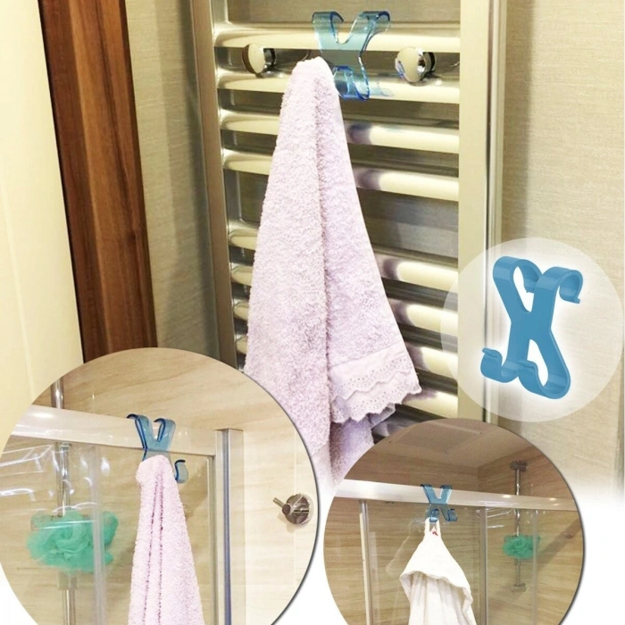 Hang it Pratik Kolay Taşımabilir Havlupan 2 Kancalı Banyo Askısı (5263)