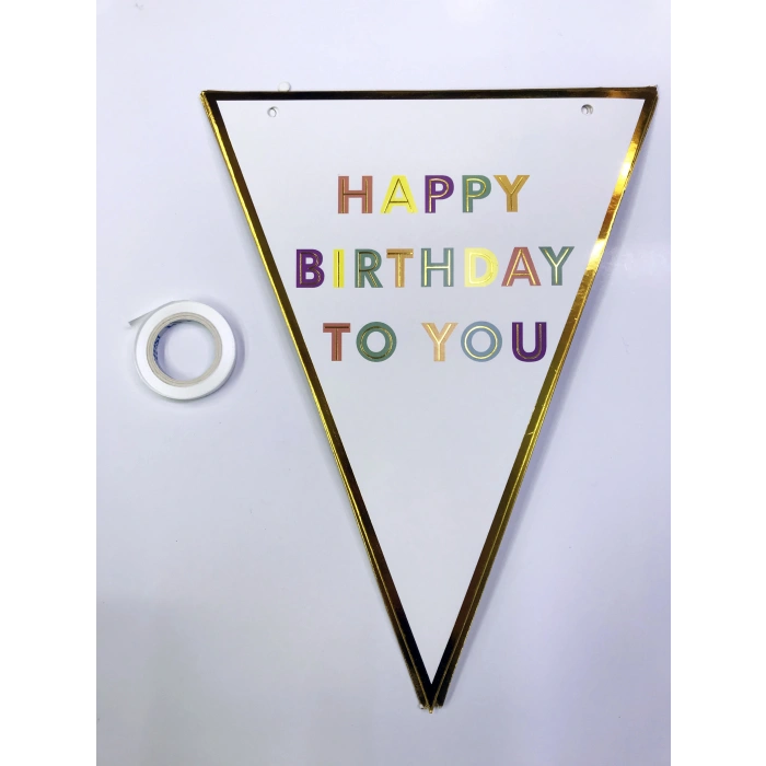 Happy Birthday To You Flama Bayrak Süs (5263)